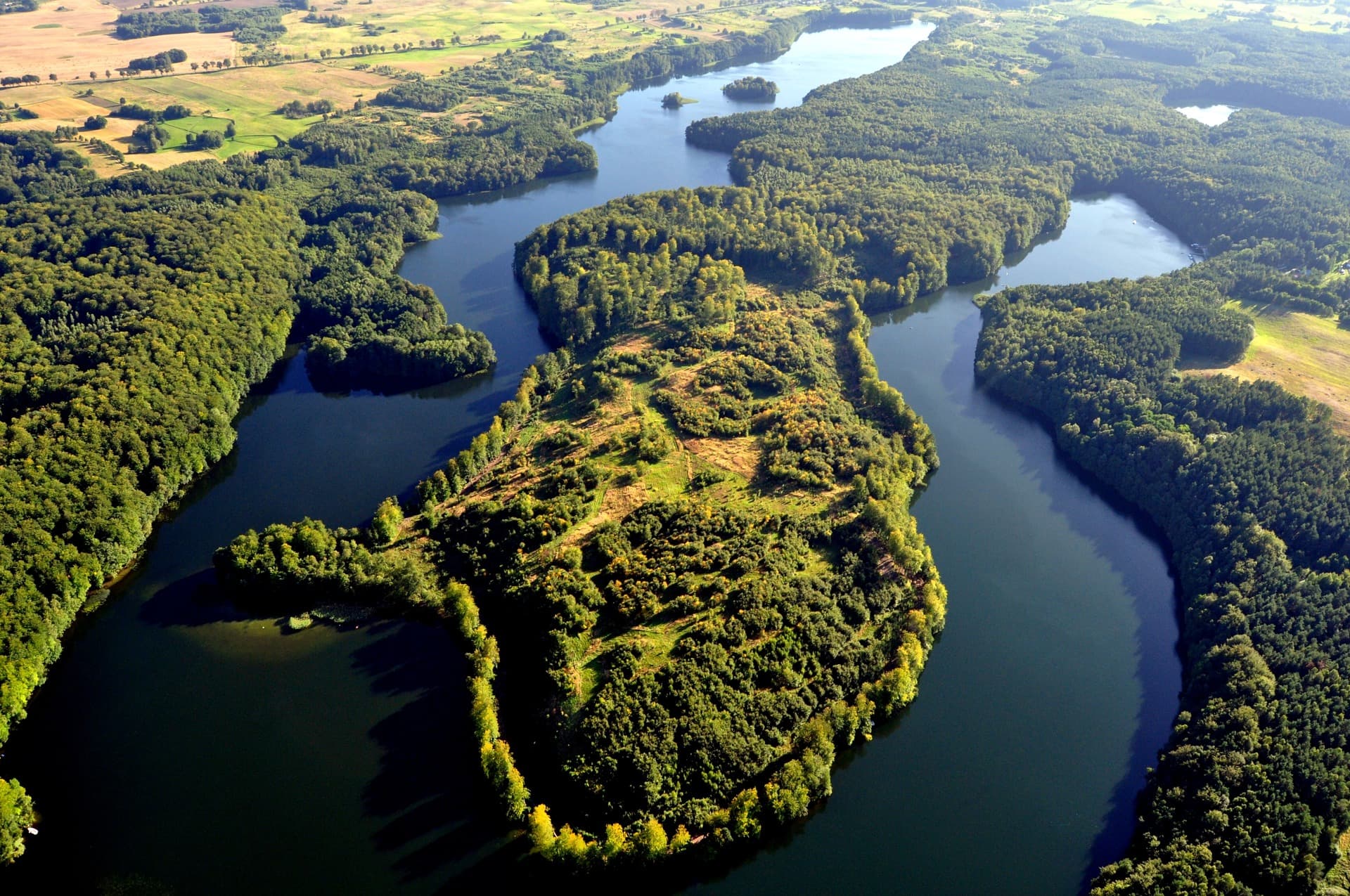 Jezioro Drawsko, Rzeka Drawa, Kajaki, Żeglarstwo Pałac Siemczyno